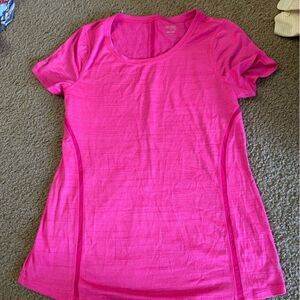 Womens Pink Danskin Now Athletic Tshirt